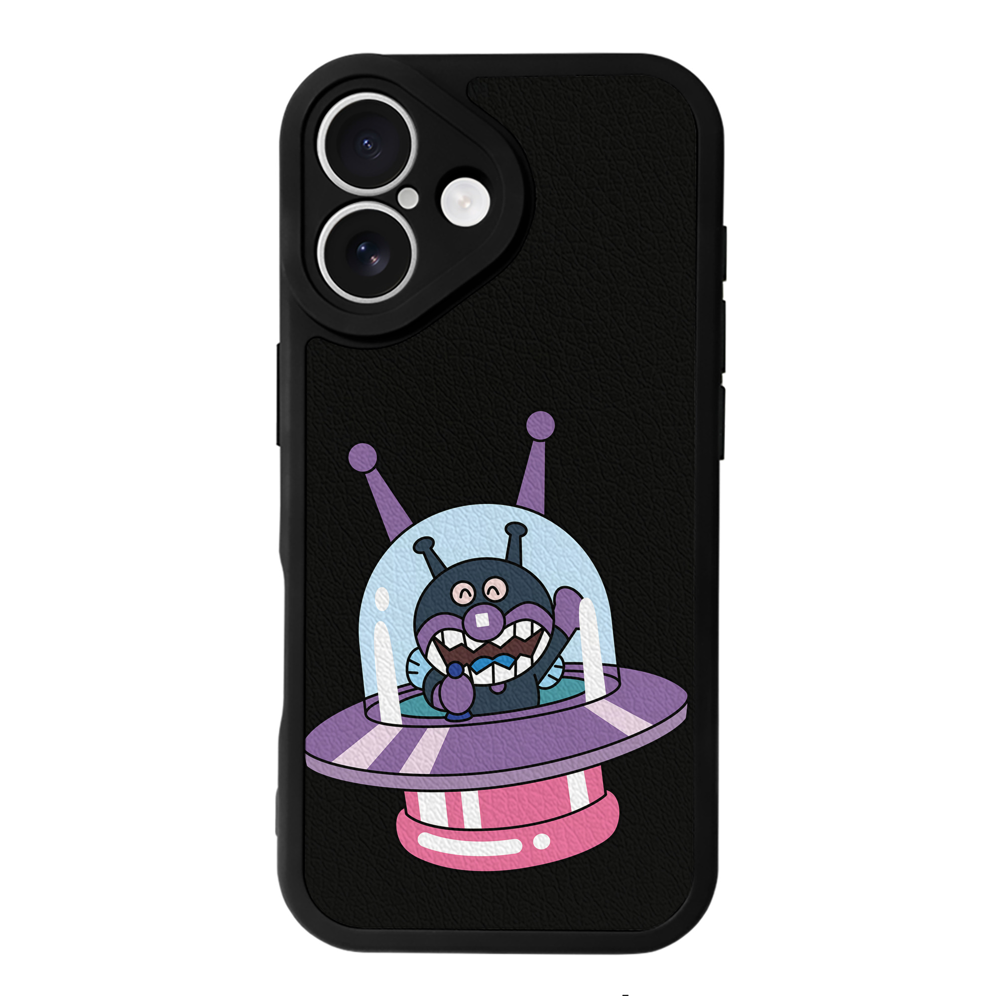 （画像用） アンパンマン Anpanman 【iPhone 16シリーズ対応】シリコンスマホケース（レザー調） 材質：シリコン